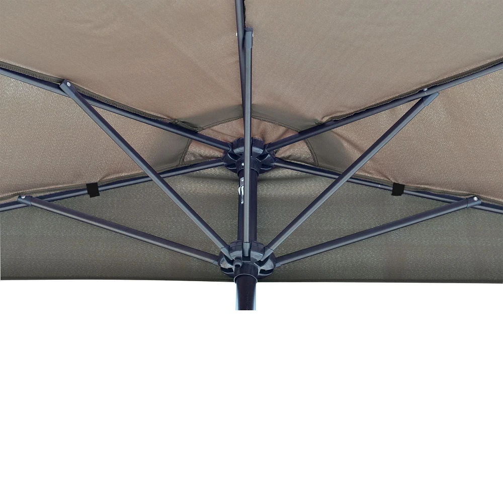 Island Umbrella Lanai Umbrella in Coffee Polyester