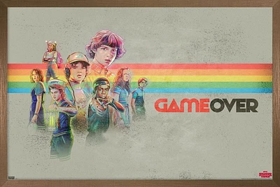 Netflix Stranger Things 3 - Game Over Wall Poster with Push Pins, 14.725" x 22.375"