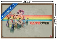 Netflix Stranger Things 3 - Game Over Wall Poster with Push Pins, 14.725" x 22.375"