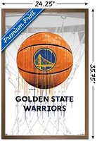 NBA Golden State Warriors - Drip Ball 20 Wall Poster