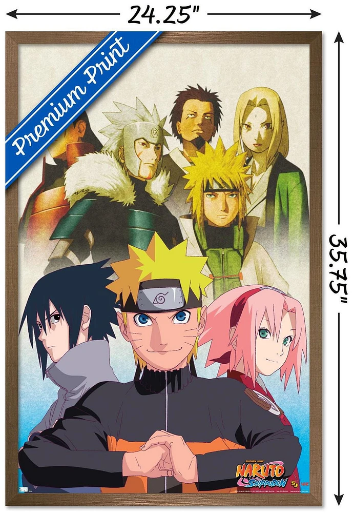 Naruto Shippuden - Key Art Wall Poster, 14.725" x 22.375"