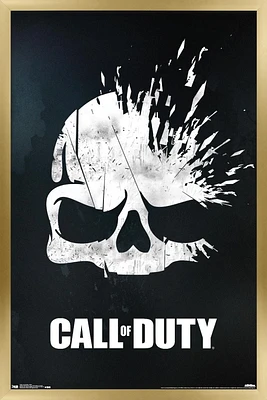 Call of Duty - Skull Wall Poster, 14.725" x 22.375" Framed