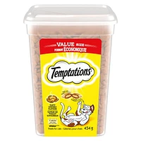 Temptations Tasty Chicken Flavour Soft & Crunchy Adult Cat Treats, 454g