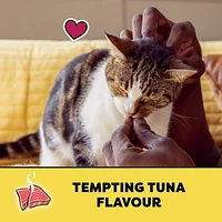 Gâteries pour chats Temptations saveur de thon délicieux, tendres à l'intérieur, croquantes à l'extérieur 454 g