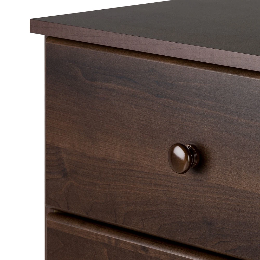 Prepac Astrid Espresso 6-Drawer Dresser