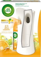 AirWick Freshmatic Air Freshener, Automatic Spray Kit, Sparkling Citrus, 1 Device + 1 Refill, 1 Refill & 1 Sprayer