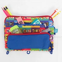 PEN+GEAR DETACHABLE 2 COMPARTMENTS PENCIL CASE, LLAMA / BLUE