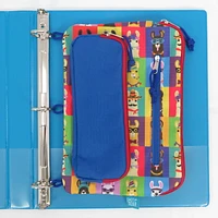 PEN+GEAR DETACHABLE 2 COMPARTMENTS PENCIL CASE, LLAMA / BLUE