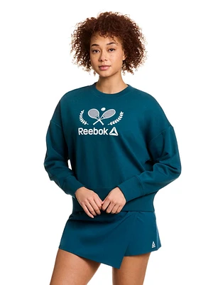 Reebok Prep Women's French Terry Crewneck Sweatshirt, Sizes XS-2XL