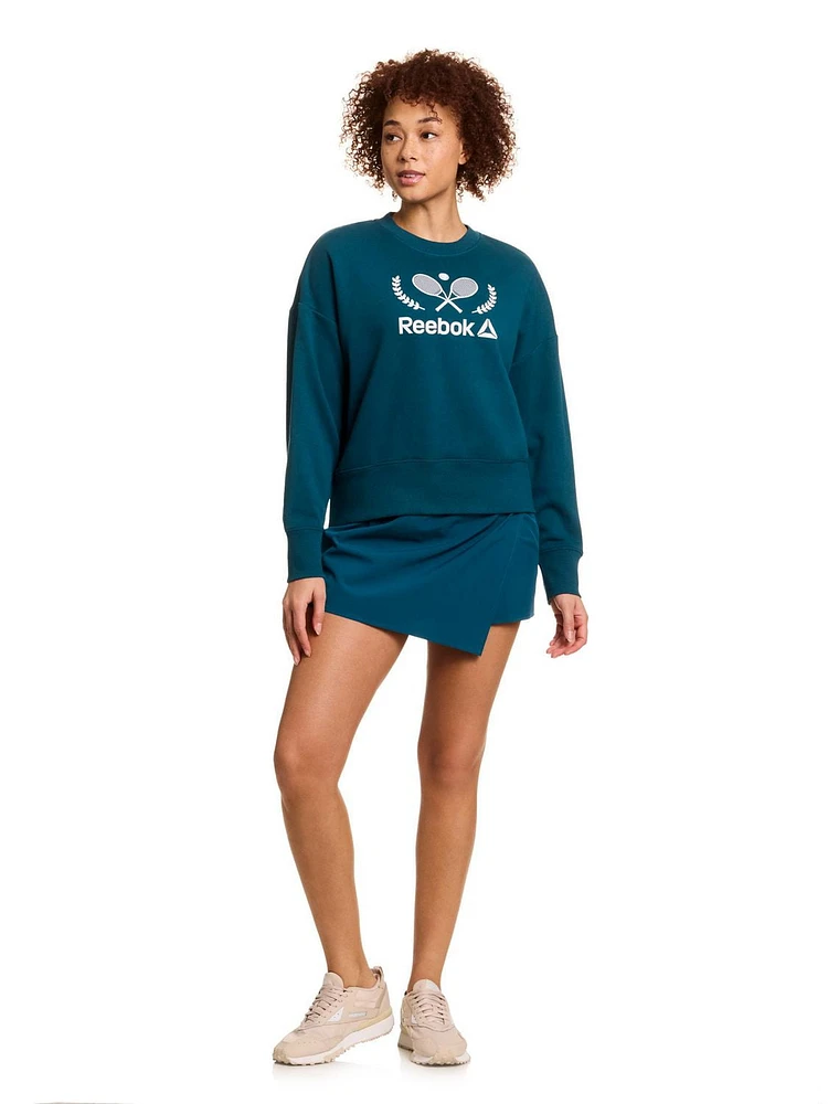 Reebok Prep Women's French Terry Crewneck Sweatshirt, Sizes XS-2XL