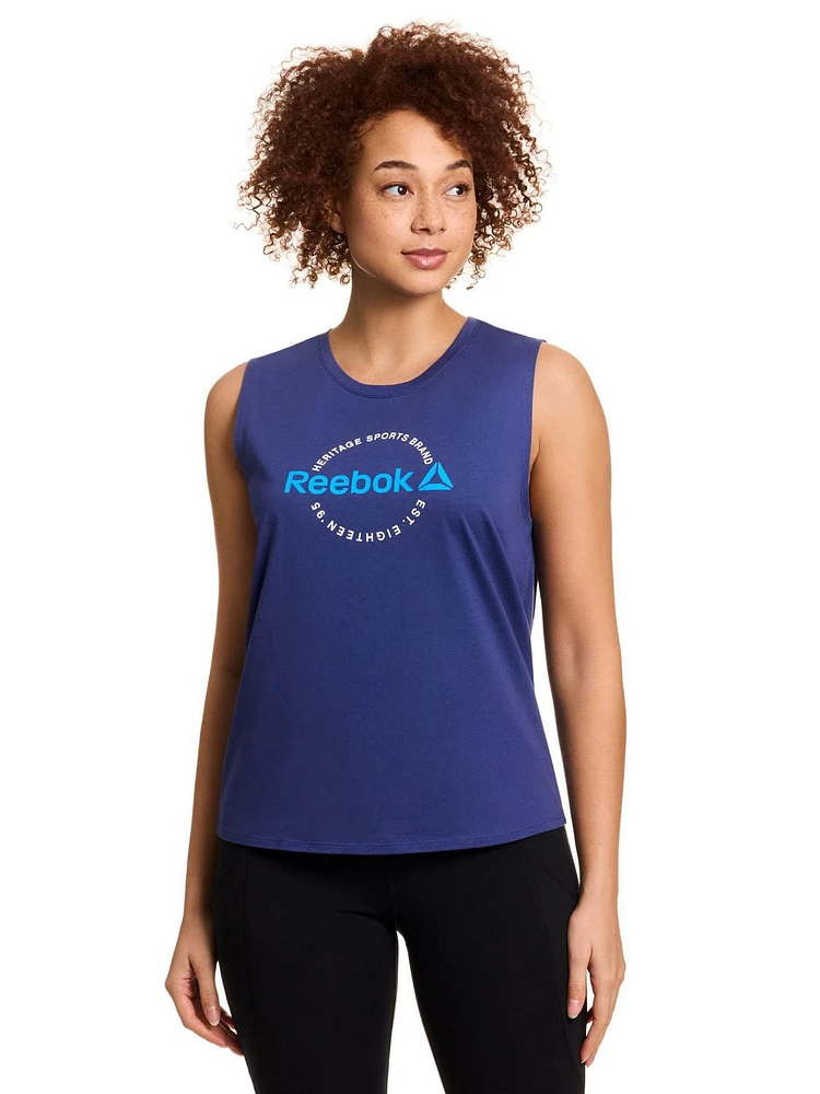 Débardeur graphique pré-saison Reebok pour femmes Tailles XS-2XL