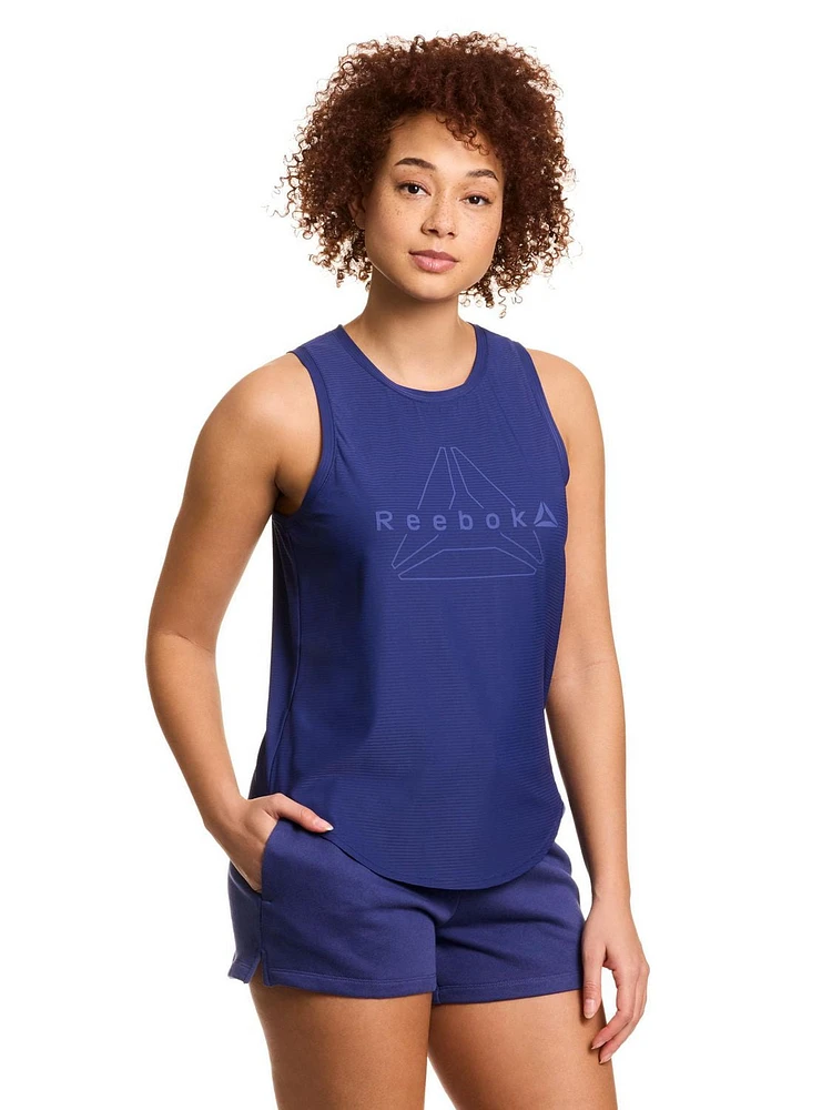Reebok Débardeur graphique Reflex pour femmes Tailles XS-2XL