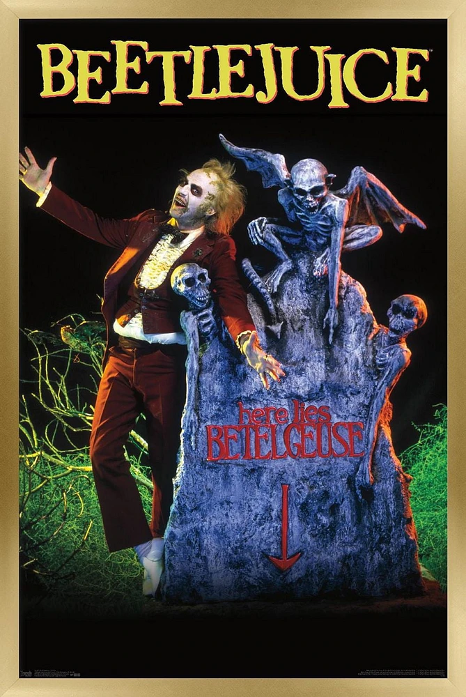 Beetlejuice - Grave Wall Poster