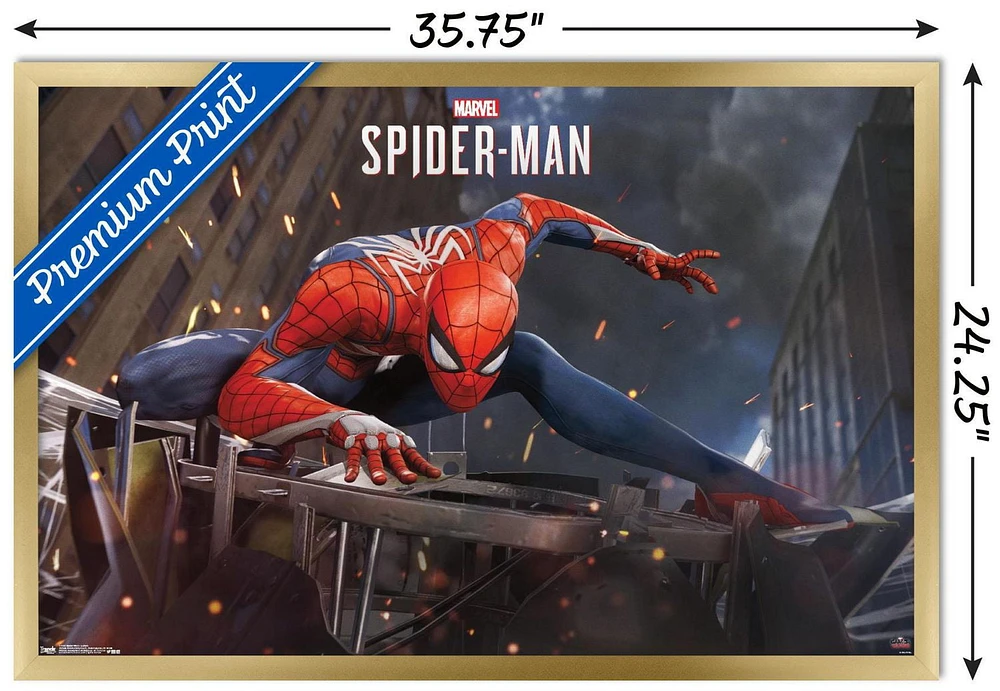 Marvel Comics - Spider-Man Action Wall Poster