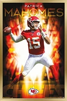 NFL Kansas City Chiefs - Patrick Mahomes II 18 Wall Poster, 22.375" x 34" Framed