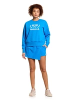 Jupe-short courte Reebok avec poches pour femmes Tailles XS-2XL