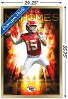 NFL Kansas City Chiefs - Patrick Mahomes II 18 Wall Poster, 22.375" x 34" Framed