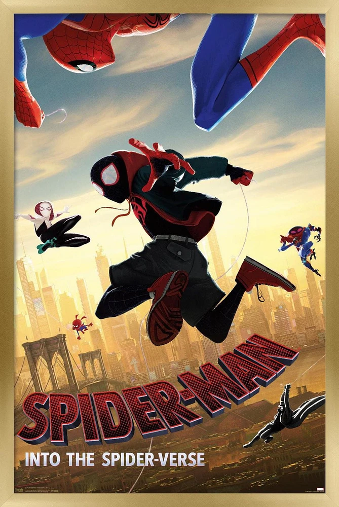 Marvel MCU - Spider-Man Into The Spider-Verse Dive Wall Poster