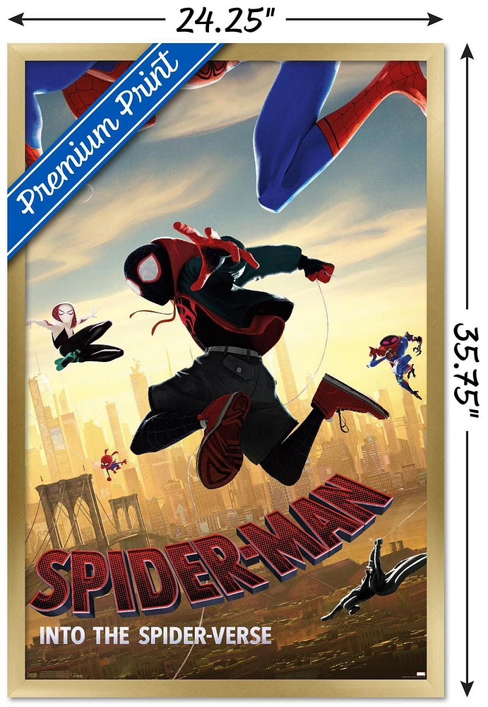 Marvel MCU - Spider-Man Into The Spider-Verse Dive Wall Poster