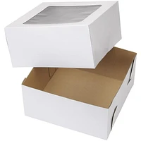 Wilton Cake Box with Window, 12-Inch, Square Cake Box, 12-Inch