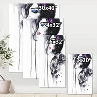 Designart Painting Female Portrait Canvas Wall Art