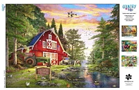 Buffalo Games - Country Life - Pine Valley Farm - 1000 Piece Jigsaw Puzzle