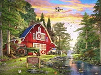 Buffalo Games - Country Life - Pine Valley Farm - 1000 Piece Jigsaw Puzzle