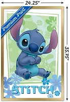 Disney Lilo and Stitch - Flowers Wall Poster, 22.375" x 34" Framed