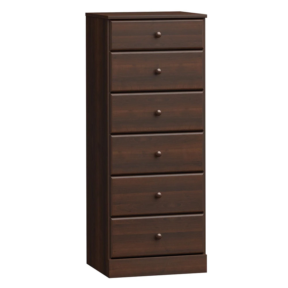 Prepac Astrid Espresso 6-Drawer Tall Chest             