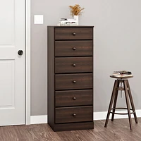 Prepac Astrid Espresso 6-Drawer Tall Chest             