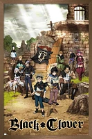 Black Clover - Group Wall Poster, 22.375" x 34" Framed