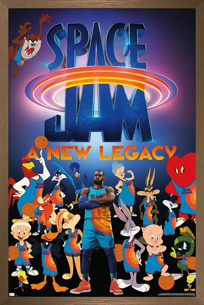 Space Jam: A New Legacy - Team Wall Poster, 14.725" x 22.375"