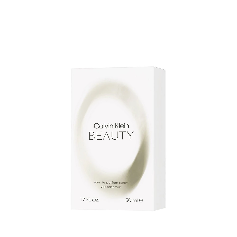 Calvin Klein Beauty Eau de Parfum pour Femme, Parfum Floral, Notes de tête : Jasmin, 50ml Sophistiqué. Confiant. Inspirant.