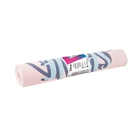 Disney Belle Printed 3mm Yoga Mat – 24” x 60" – Pink/Blue