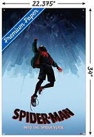 Marvel Spider-Man - Into The Spider-Verse Falling Wall Poster, 22.375" x 34" Framed