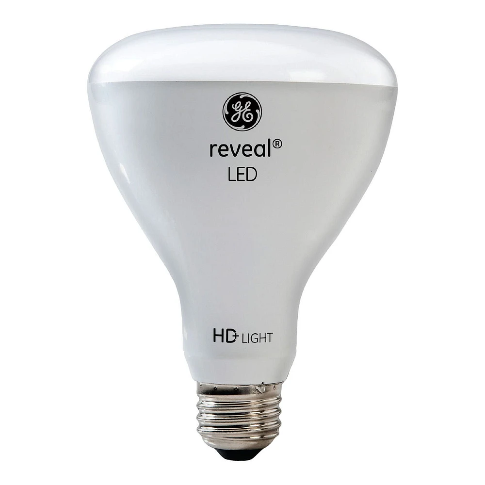 General Electric 9W HD+ LED R30 Reveal Light Bulb