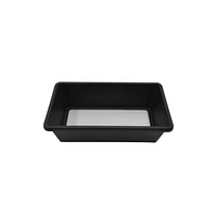 Mainstays Black Plastic Non-Slip Drawer Organiser, 3.75" x 6.75", for Kitchen Gadgets, 1 piece, BLACK ORGANIZER 3.75" x 6.75"