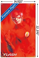 DC Comics TV - The Flash Key Art Wall Poster, 22.375" x 34"