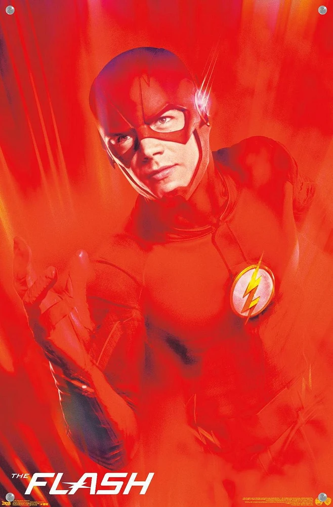 DC Comics TV - The Flash Key Art Wall Poster, 22.375" x 34"