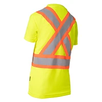 T-shirt à manches courtes pour femmes sur la sécurité