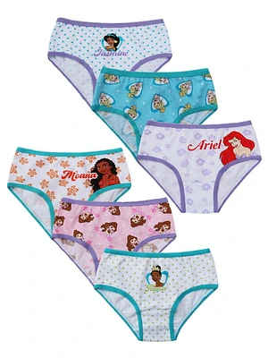 Disney Princess Brief Underwear for Girls, Sizes 2T-4T