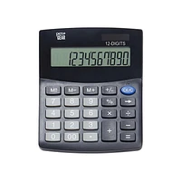 Pen+Gear Mini 12-Digit Desktop Calculator, Batteries included