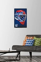 NHL New York Rangers - Mask 16 Wall Poster, 22.375" x 34"