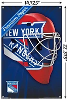 NHL New York Rangers - Mask 16 Wall Poster, 22.375" x 34"