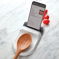 Farberware Spoon Rest with Tablet Holder, Spoon Rest with Tablet Holder