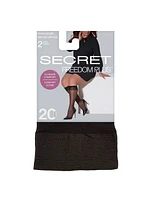 Secret® Freedom Plus Bas aux Genoux 2pk Taille Plus Grande/Plus Petite