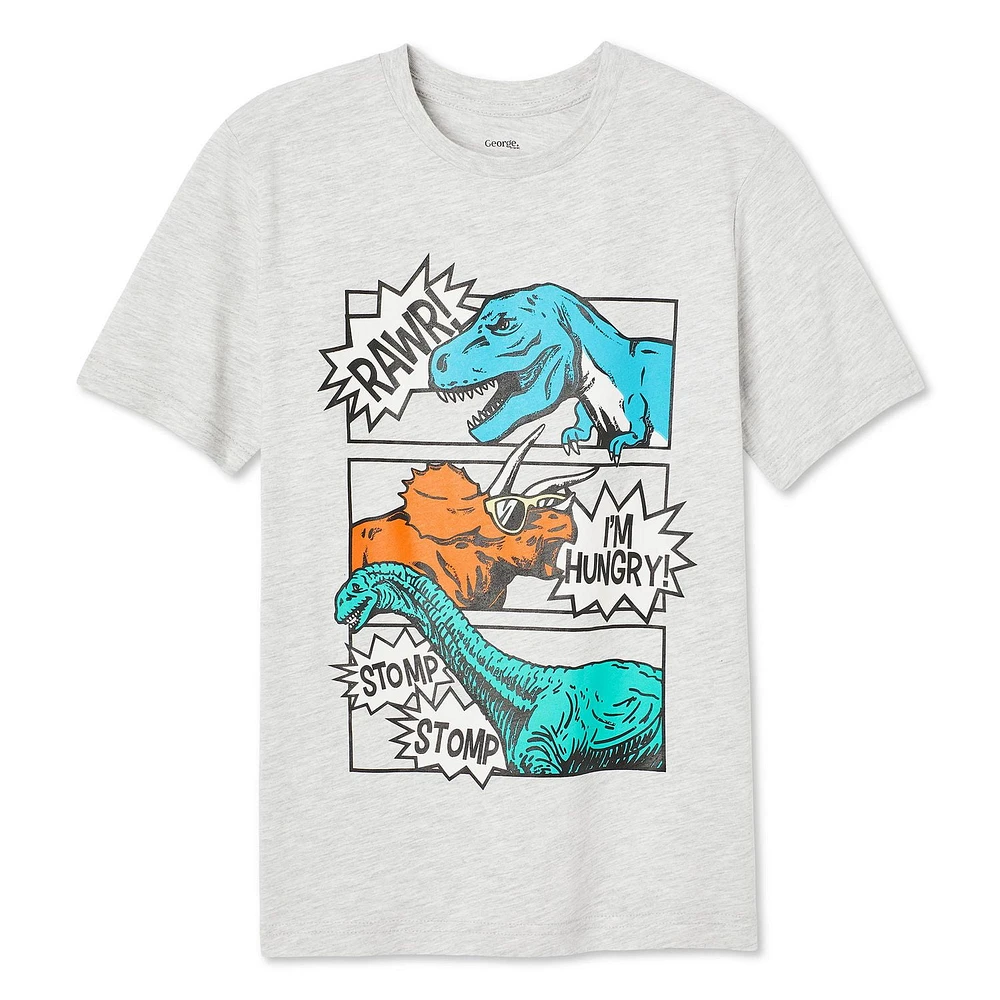 T-shirt à manches courtes George pour garçons Tailles TP–TG