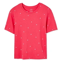 T-shirt à manches courtes George pour filles Tailles TP–TG
