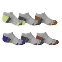 Fruit of the Loom Boys No Show Socks - 6 Pack - Sz 3-9