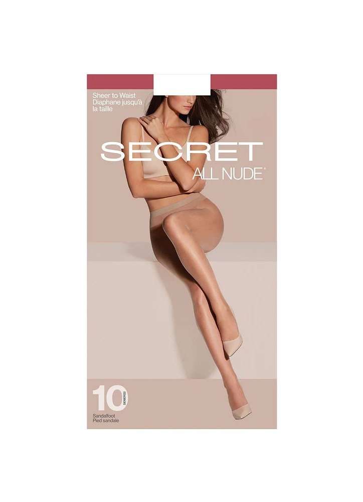 Secret® All Nude Bas-Culotte 1pk Taille A à D